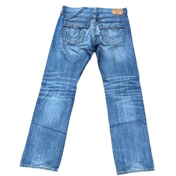 RARE 2016 True Religion Jeans Size 36 DUST CLOUD Blue - Picture 2 of 8